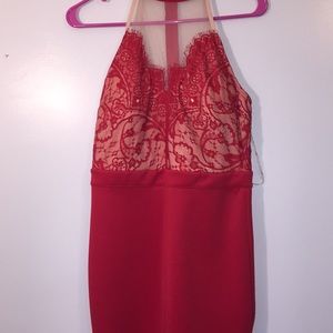 Trixxi tight red dress